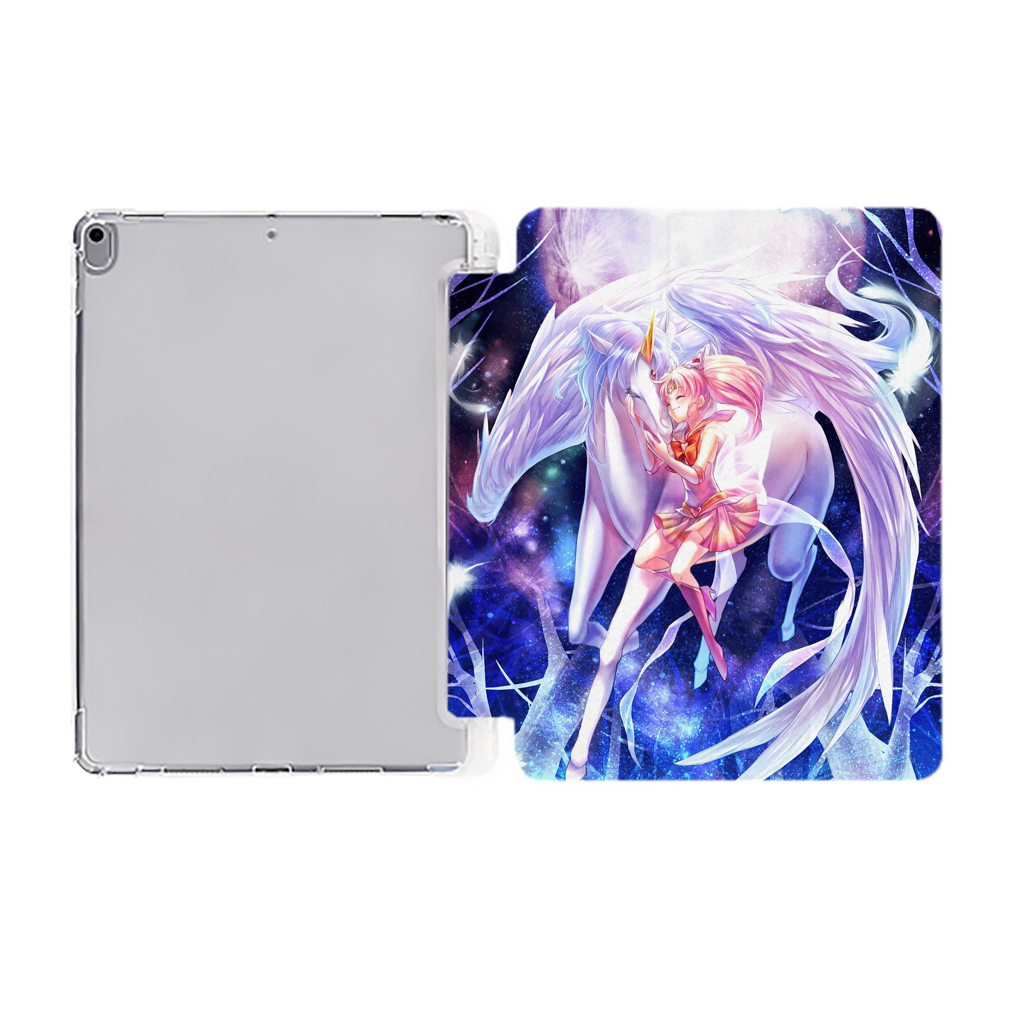 （画像用） 美少女戦士セーラームーン Sailor Moon IPad ケース ペン収納付き 三つ折りスタンド PUレザー×シリコン 対応機種9.5/10.5/10.9インチ
